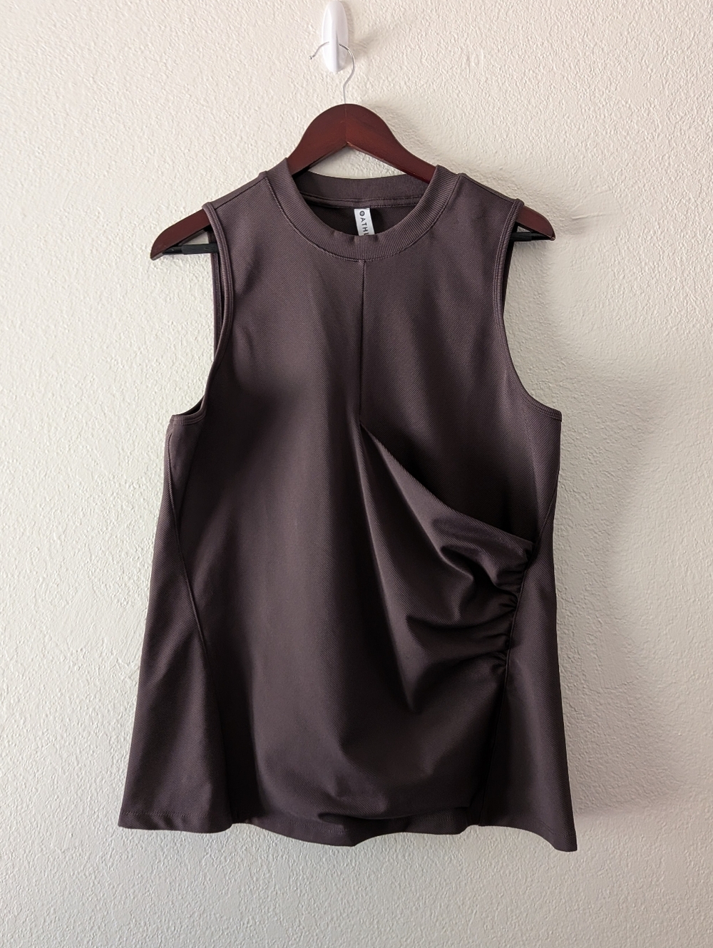 NWT Athleta Bayview Ribbed Sleeveless Tank XL Color: Shale